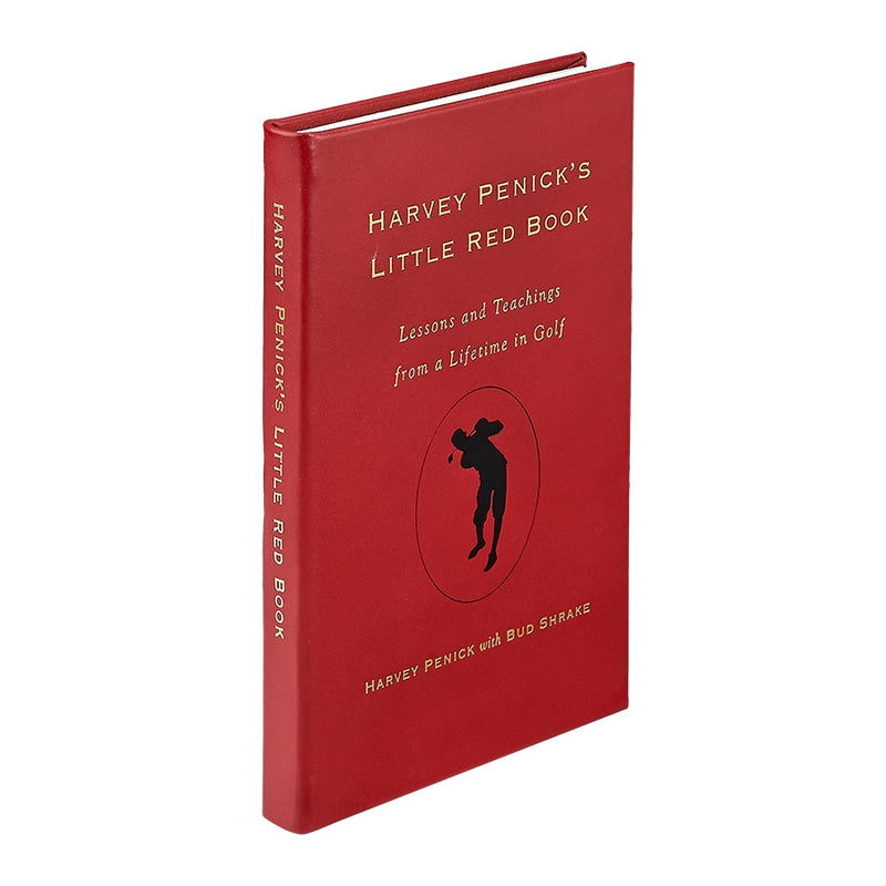 Harvey Penick S Little Red Book Red Bonded Leather Graphic Image