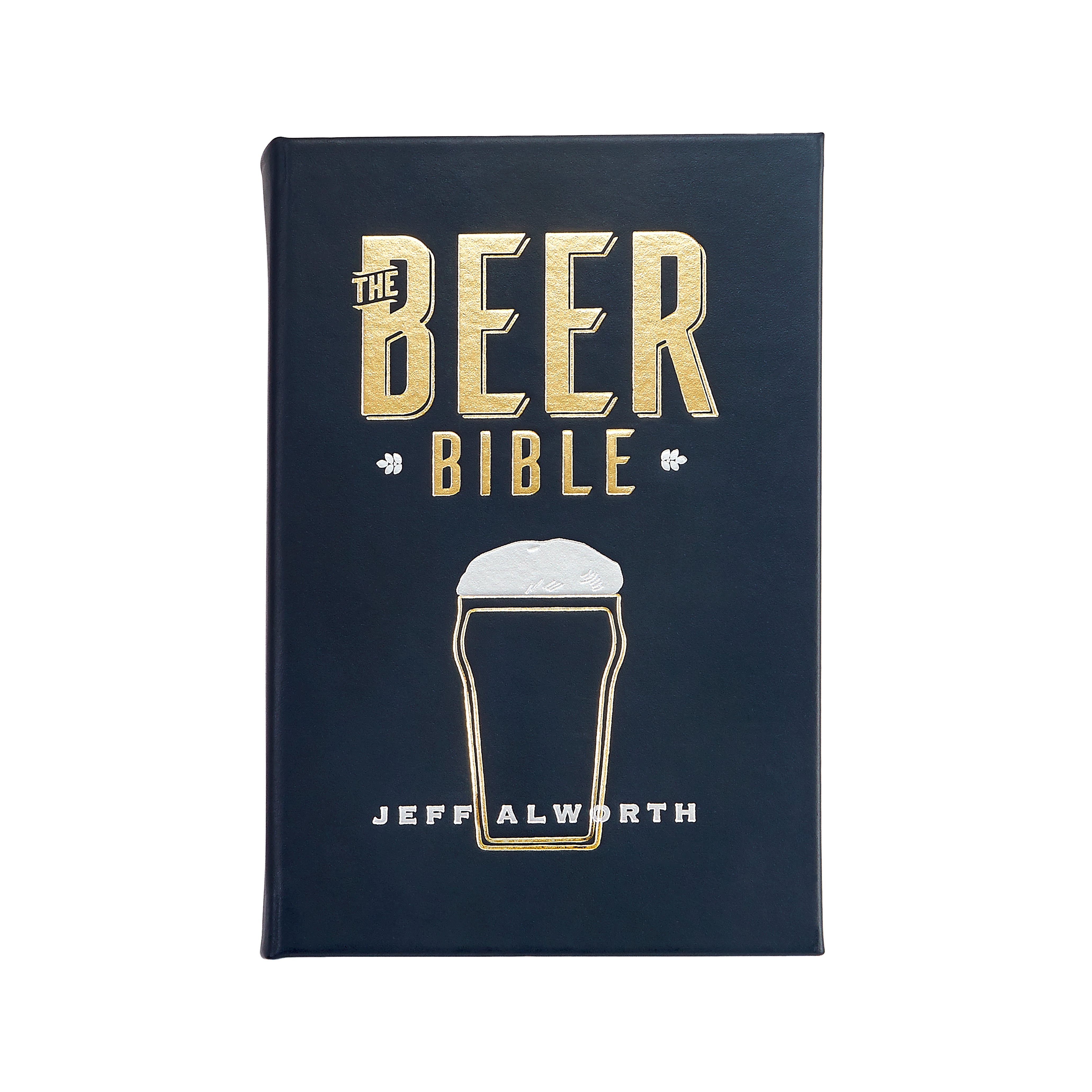 Graphic Image The Beer Bible Navy Bonded Leather