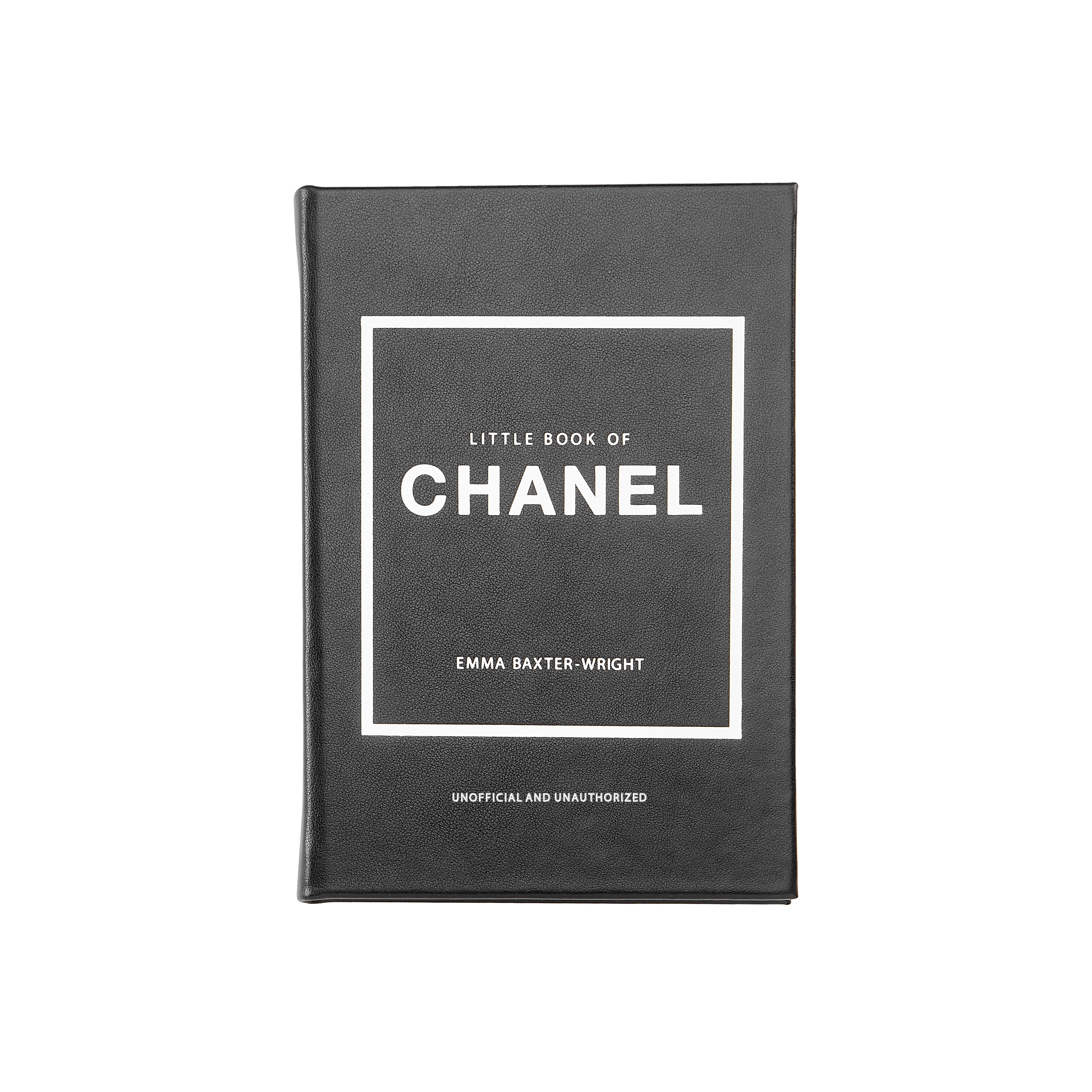 Graphic Image Little Book Of Chanel Black Traditional Leather