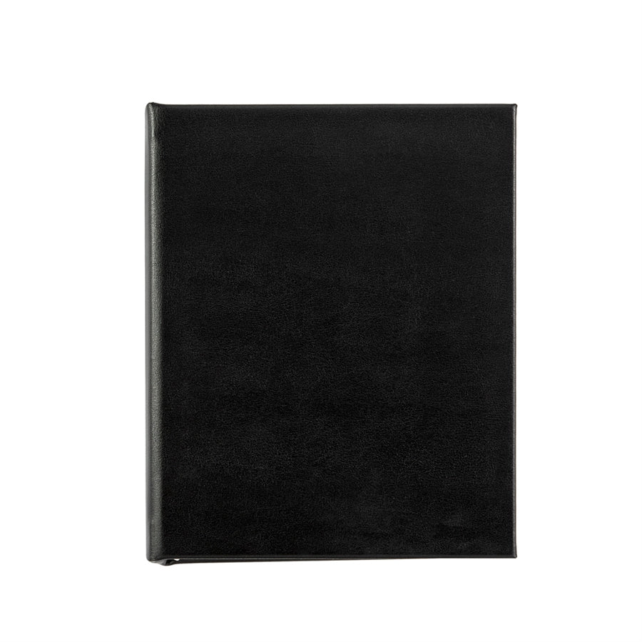 Graphic Image Desk Address Book Black Leather