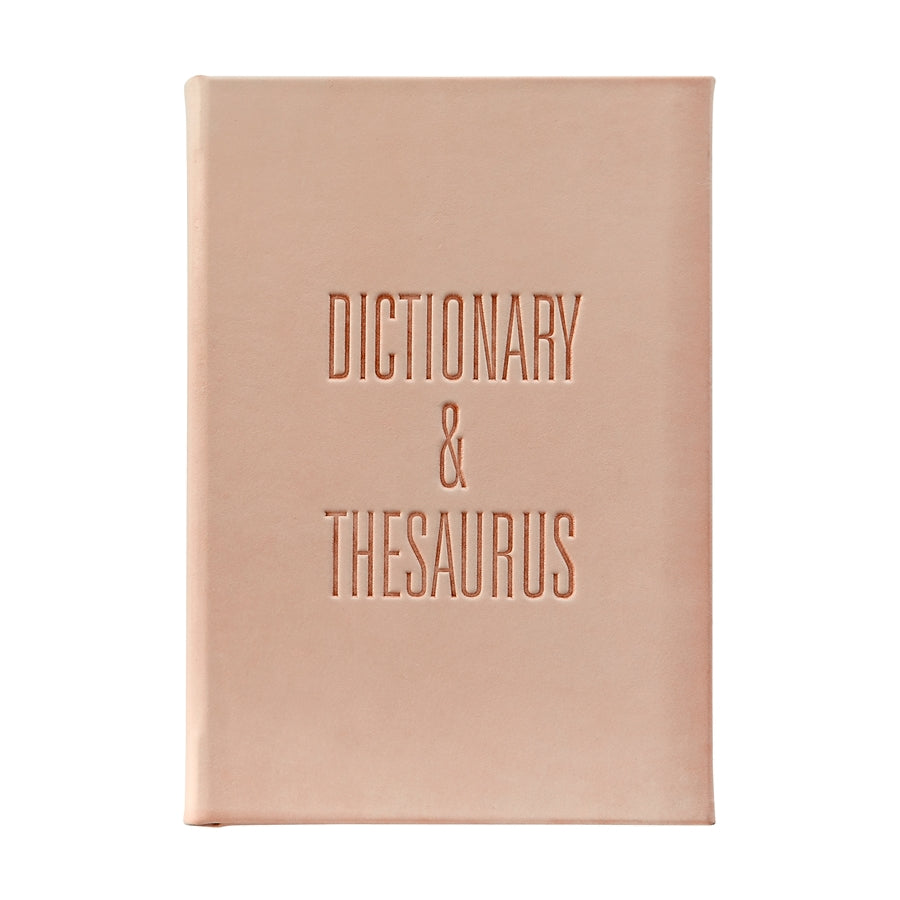 Graphic Image Dictionary/Thesaurus Natural Vachetta Leather