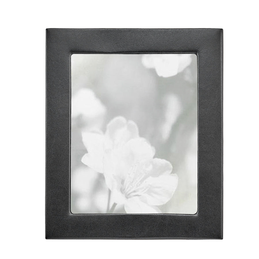 Graphic Image 8 X 10 Studio Frame Black Traditional Leather