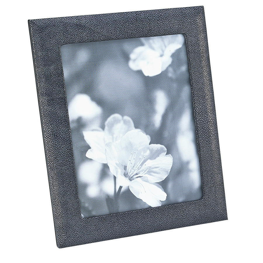 Graphic Image 8 X 10 Profile Studio Frame Dark Gray Shagreen Leather
