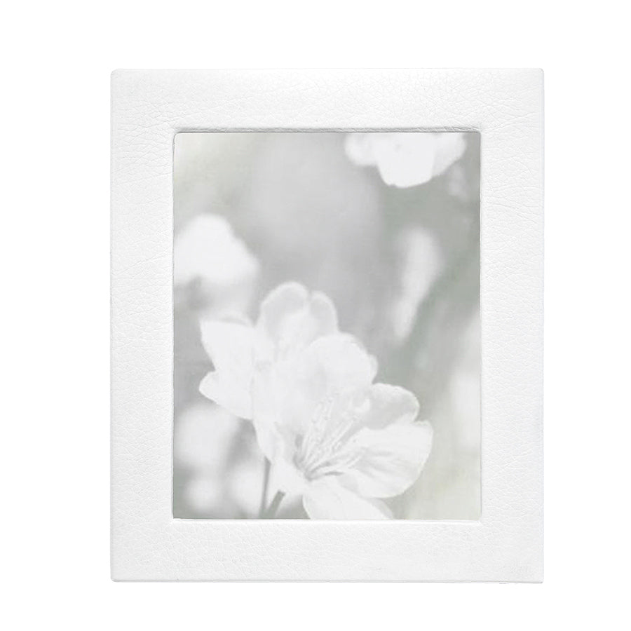 Graphic Image 8 X 10 Studio Frame White Pebble Grain Leather