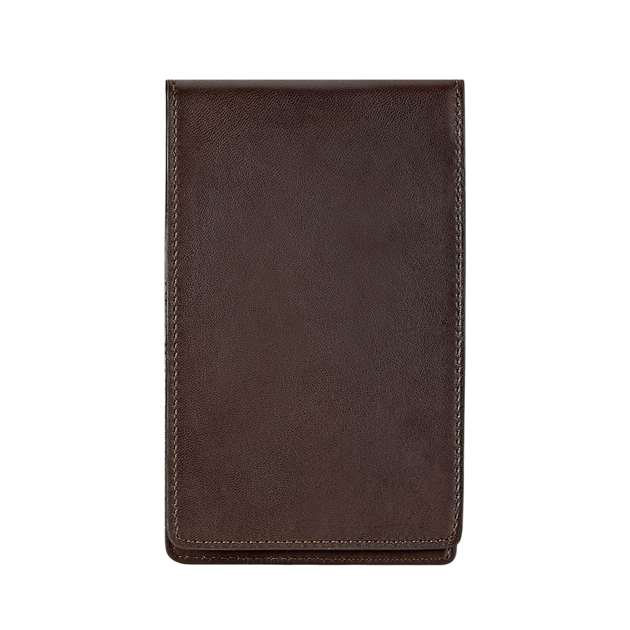 Graphic Image Golf Yardage/Scorecard Cover Brown Traditional Leather