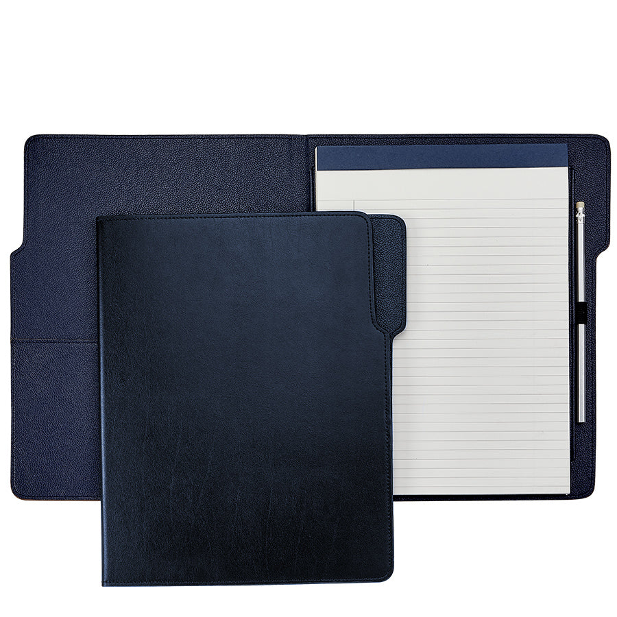 Graphic Image Hugo Portfolio Navy Leather