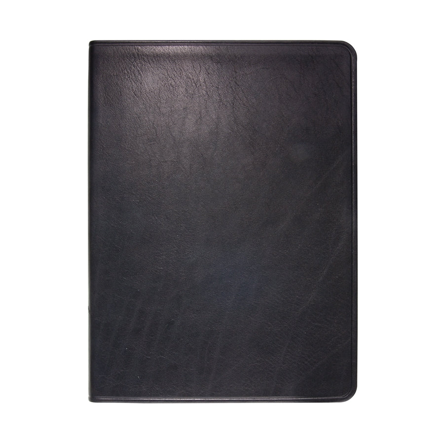 Graphic Image 9" Flexible Cover Journal Black Traditional Leather