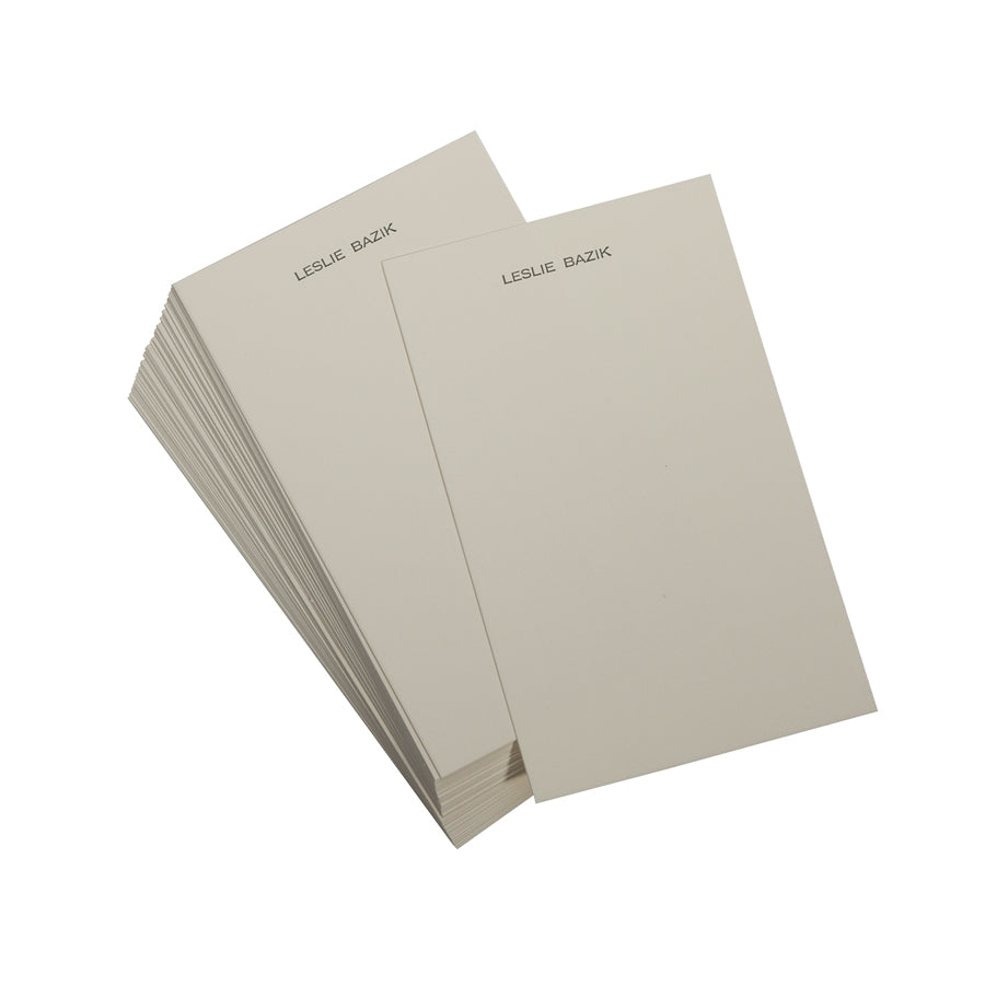 Graphic Image Letterpress Personalized Jotter Cards Jotter Card Refills