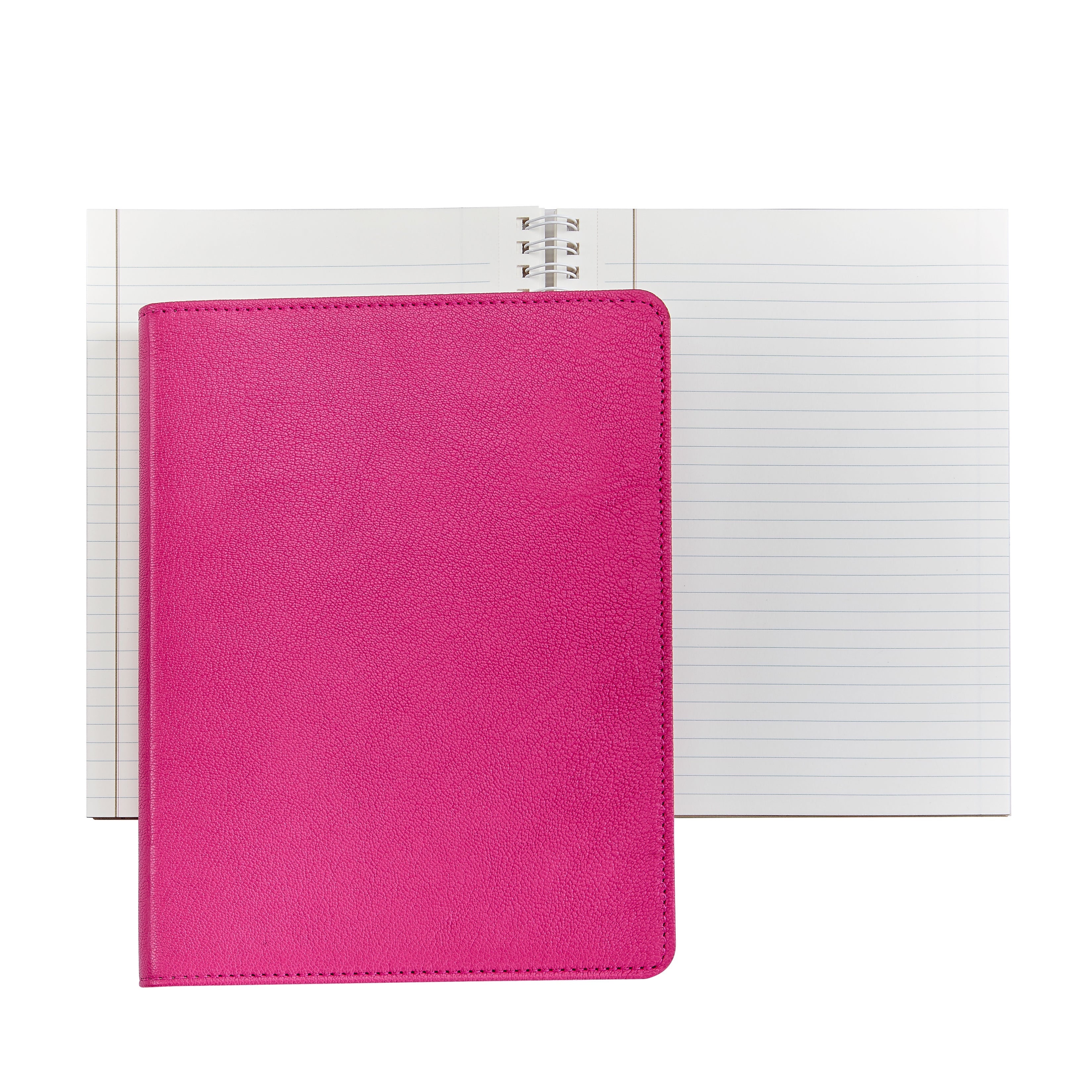 Graphic Image 9 Wire-O-Notebook Pink Brights Leather