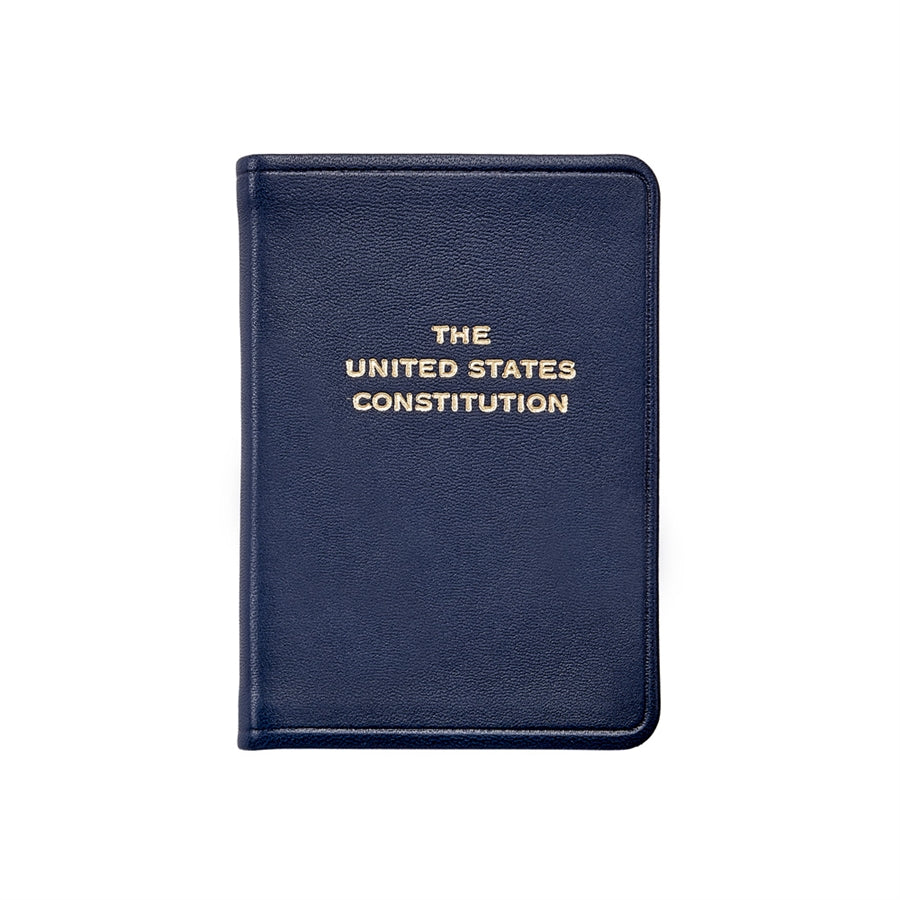 Graphic Image Mini United States Constitution Navy Traditional Leather