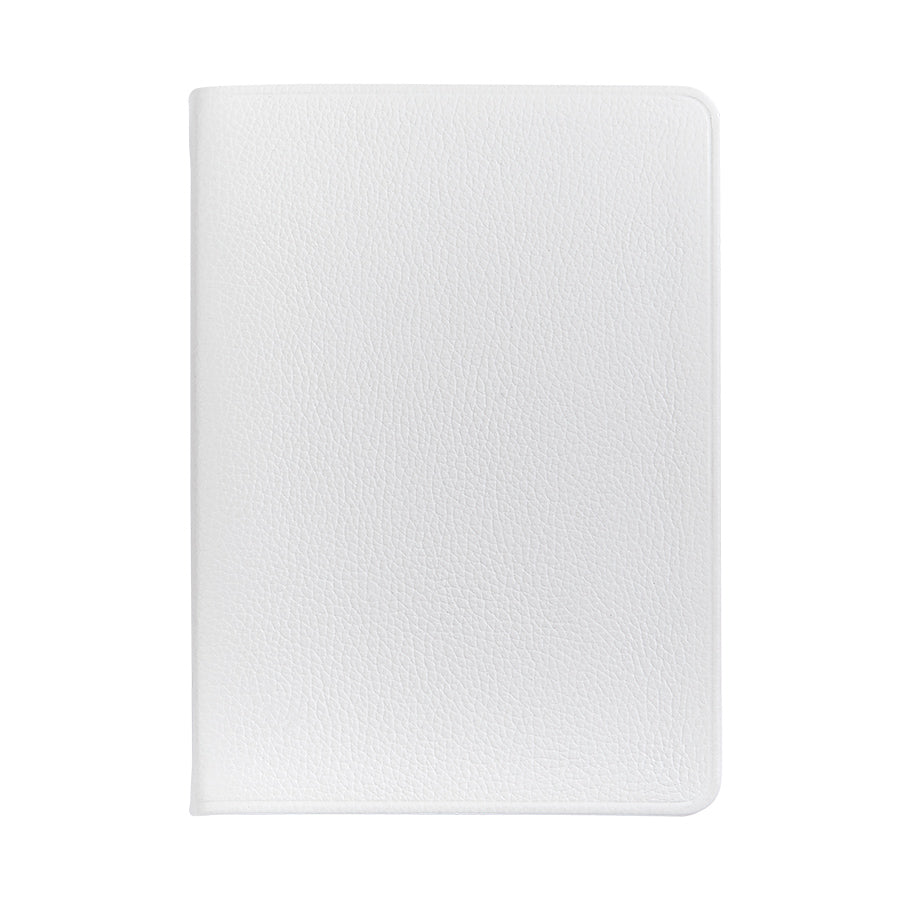 Graphic Image 7 X 5 Medium Travel Journal White Goatskin Leather