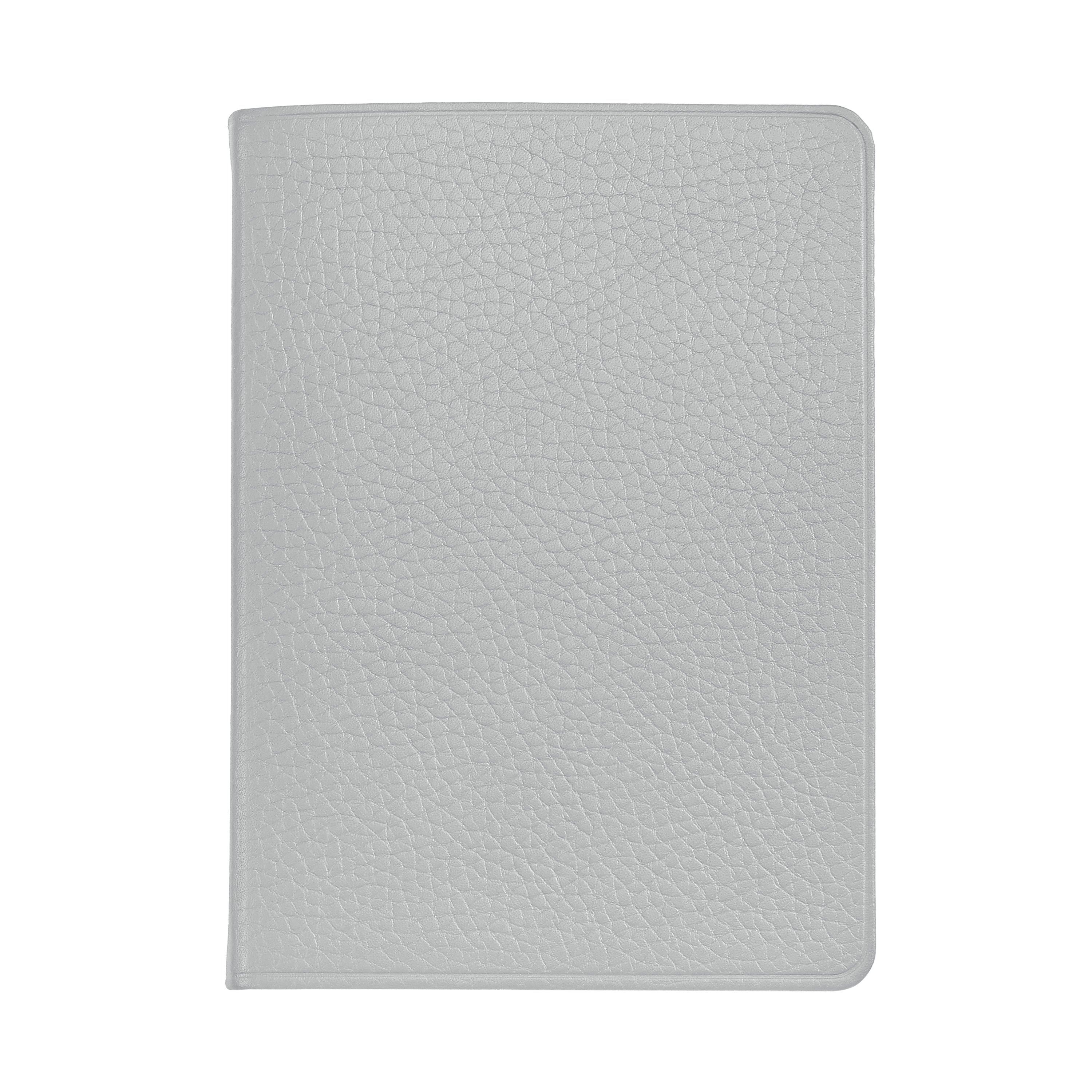 Graphic Image 7 X 5 Medium Travel Journal Light Gray Pebble Grain Leather