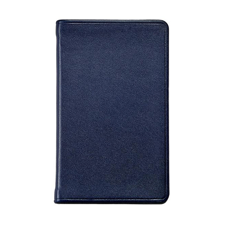 Graphic Image Pocket Notes Blue Traditional Leather