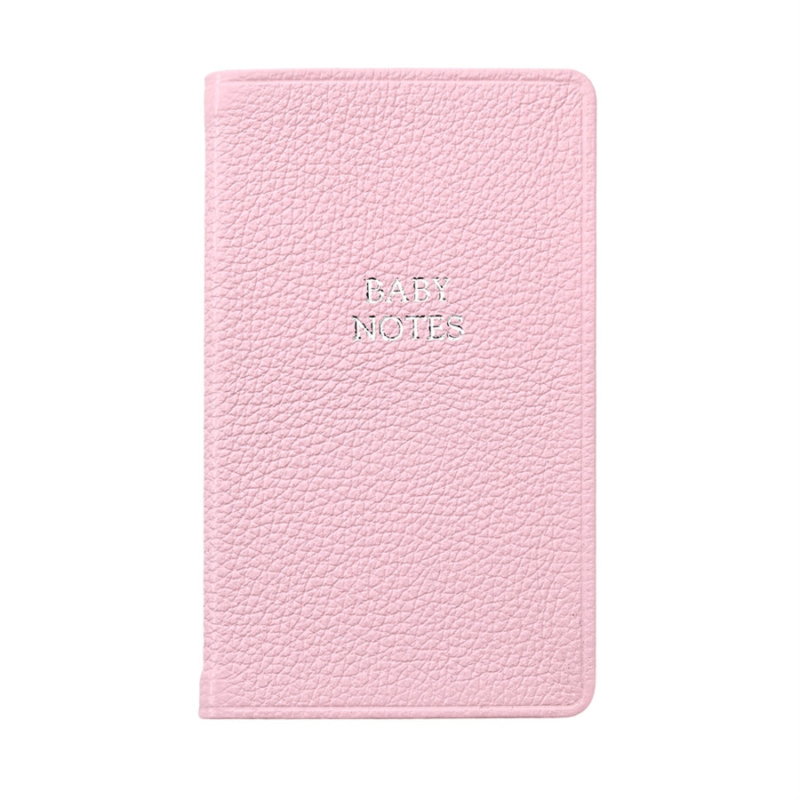 Graphic Image Baby Notes Pocket Notes Light Pink Pebble Grain Leather