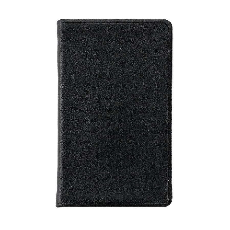 Graphic Image Pocket Notes Black Traditional Leather