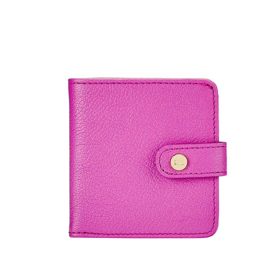 Graphic Image Quinn Wallet Orchid Goatskin Leather