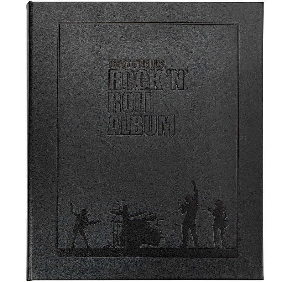 Graphic Image Terry O'Neill's Rock N Roll Album Black Bonded Leather