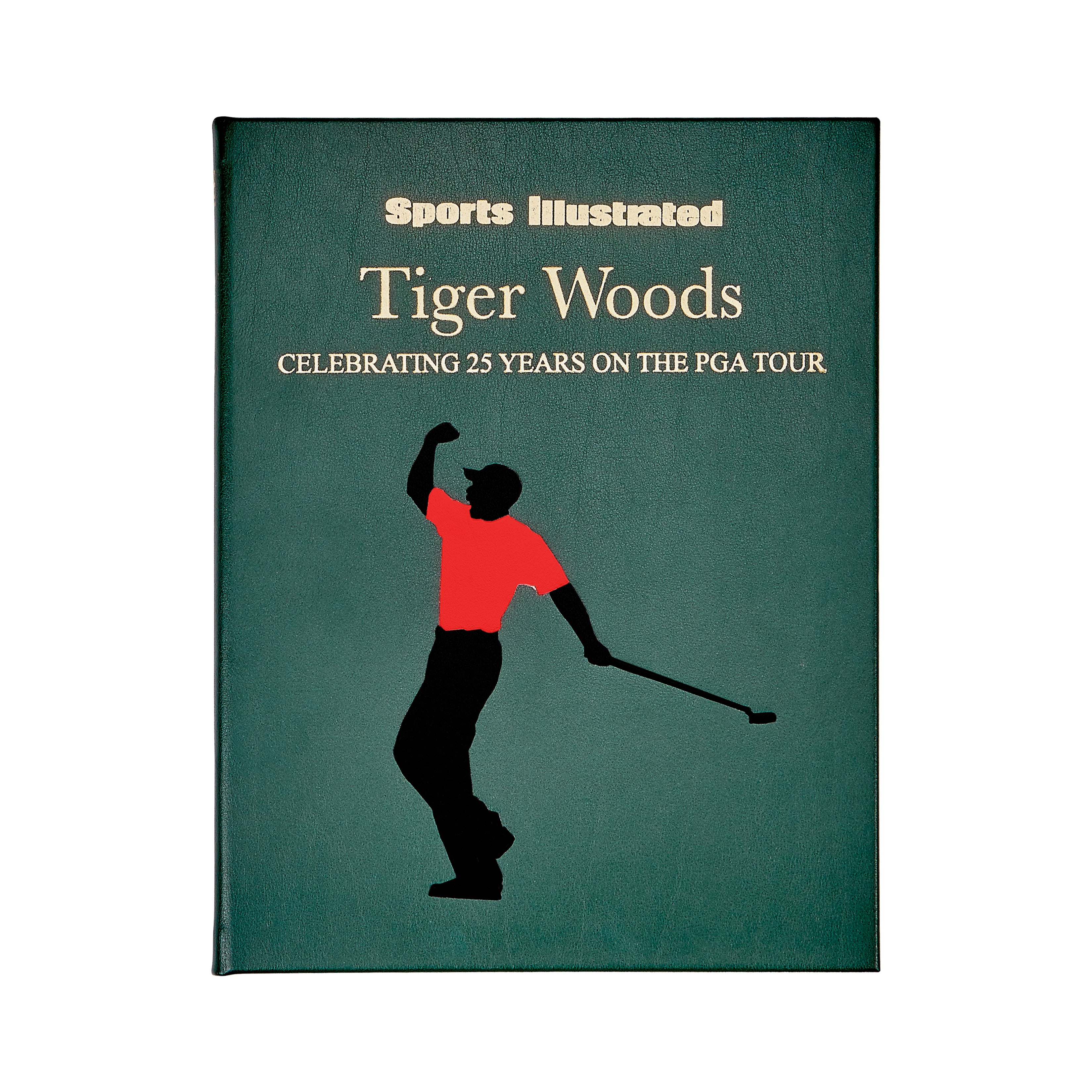 Graphic Image Tiger Woods: Celebrating 25 Years On The PGA Tour Green Bonded Leather