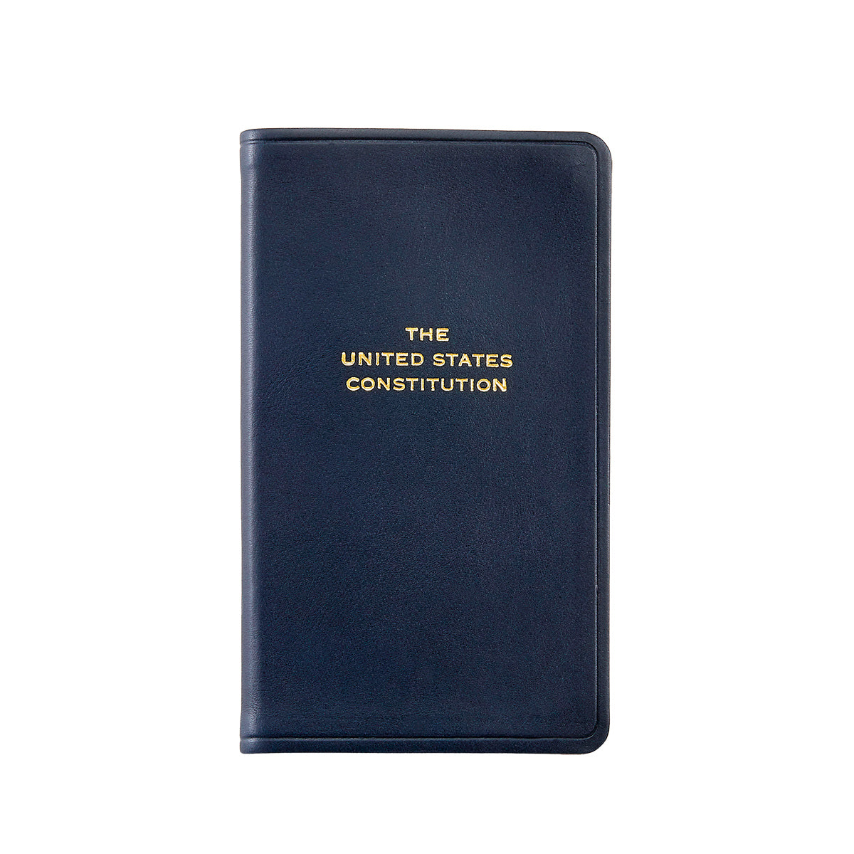 Graphic Image United States Constitution Navy Traditional Leather