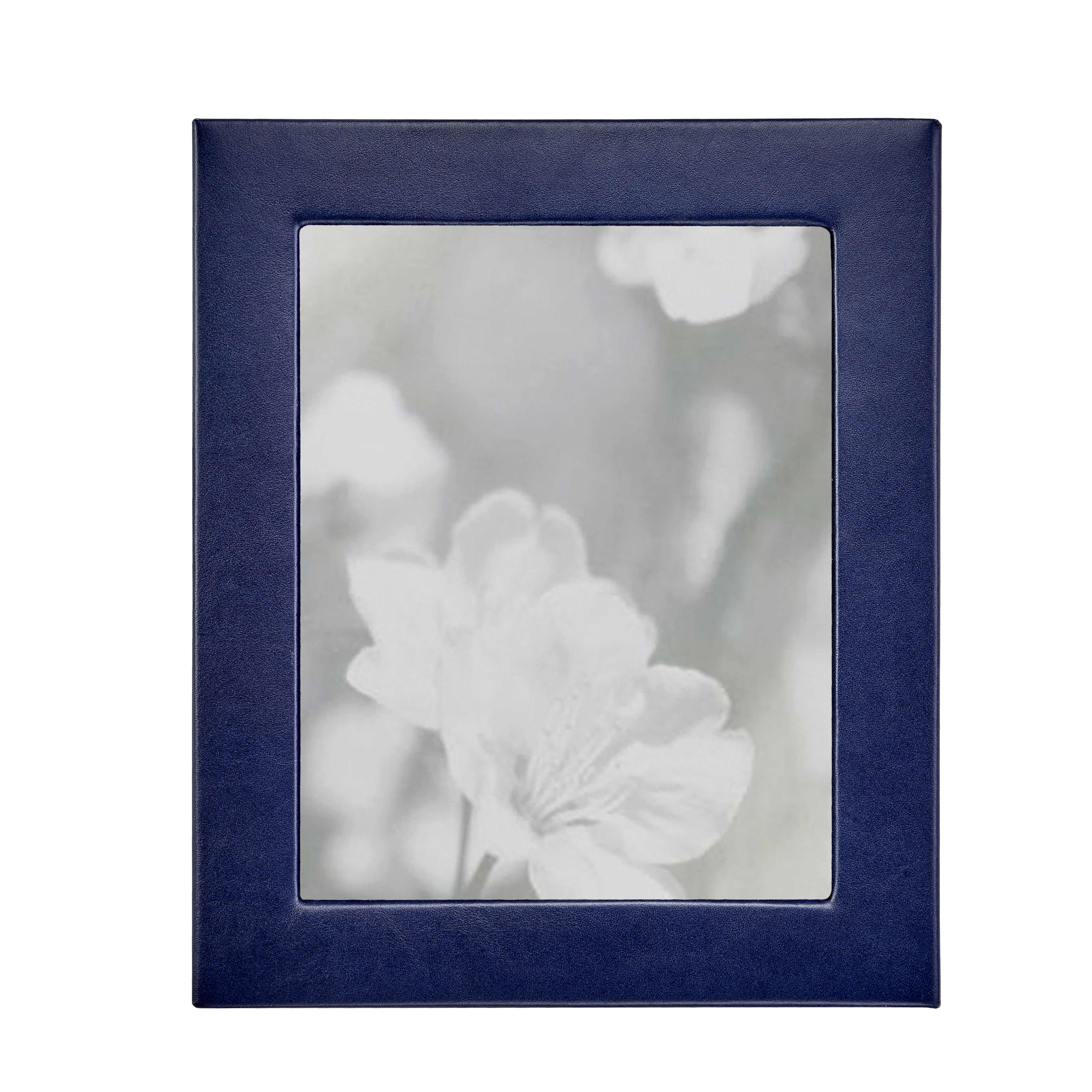 Graphic Image 8 X 10 Studio Frame Blue Traditional Leather