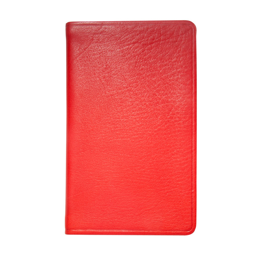 Graphic Image Pocket Notes Red Traditional Leather