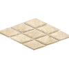 Cappuccino Polished Beveled Diamond Mosaic Tile