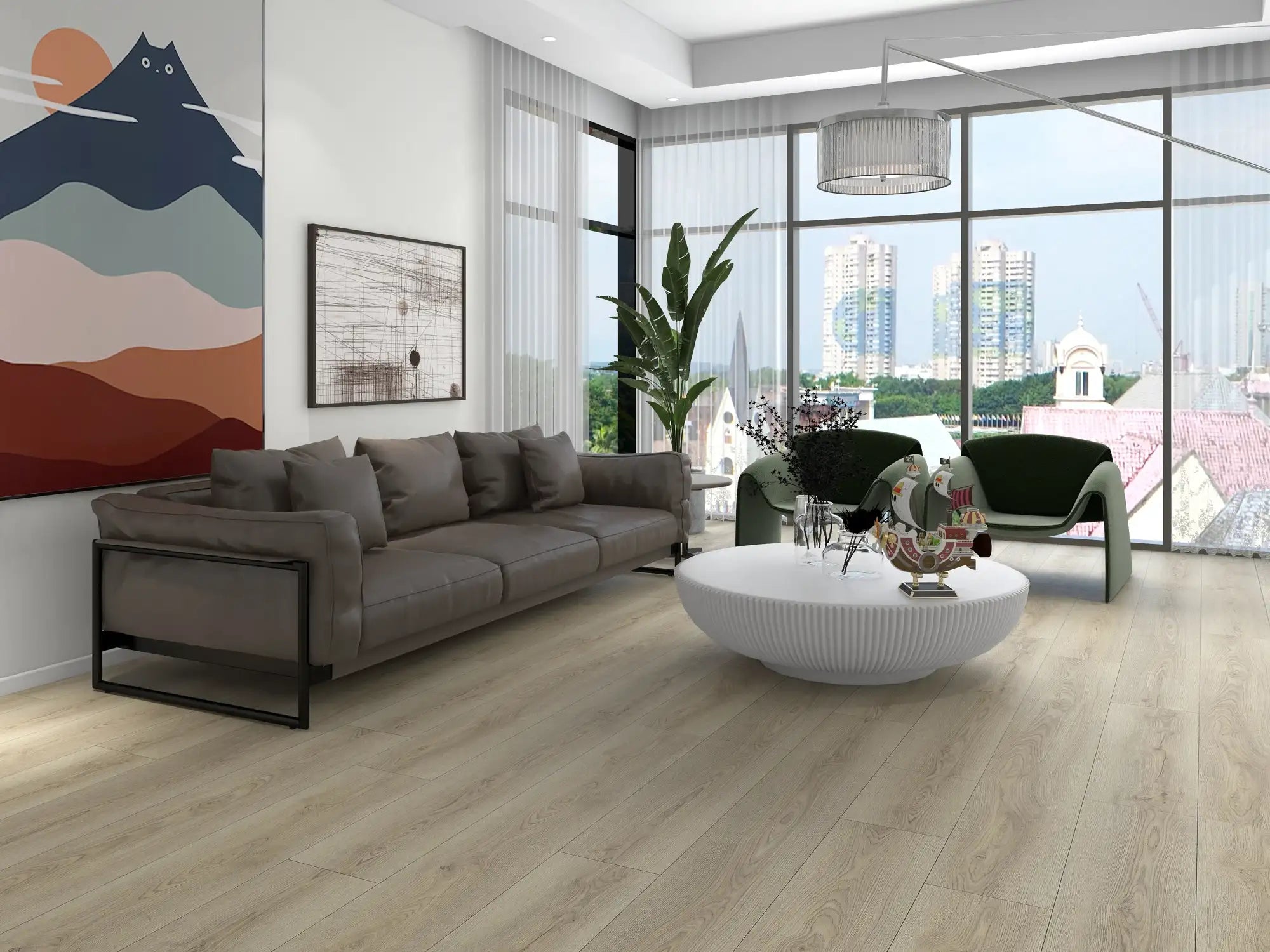 Varnished Oak Luxury SPC Vinyl Plank
