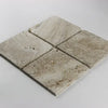 Scabos Travertine Round Face Wall Tile 4x4"