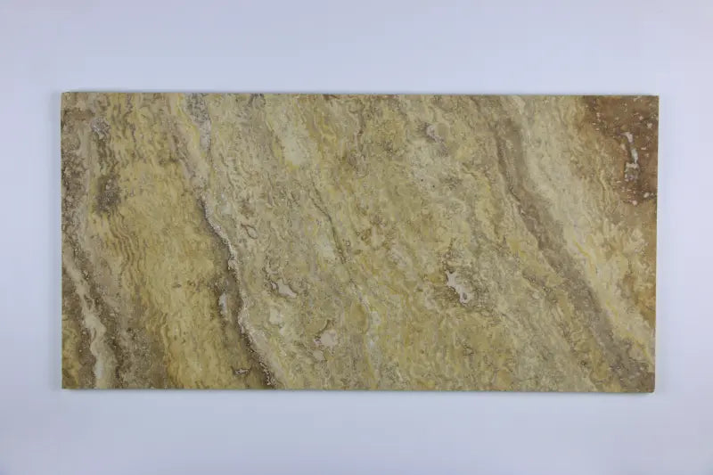 Scabos Travertine Honed Deep Beveled Wall Tile 3x6"