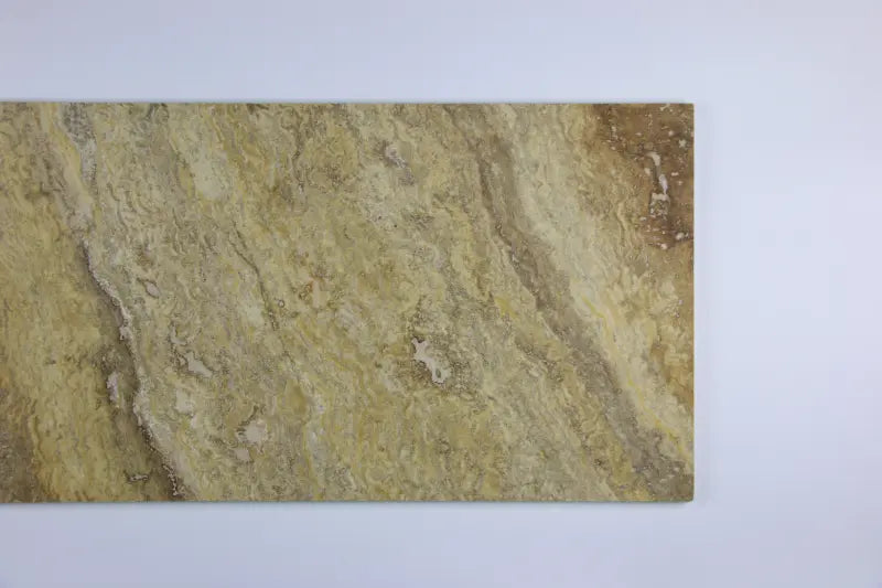 Scabos Travertine Honed Deep Beveled Wall Tile 3x6"