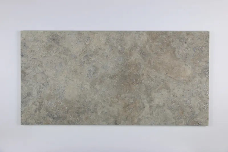 Silver Travertine Honed Exterior Pool Coping 12X24" 2"