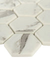 Statuario Celano 2”x2” Hexagon Mosaic Wall Tile