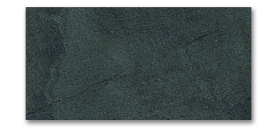 Terranova Negro Glazed Porcelain Wall and Floor Tile