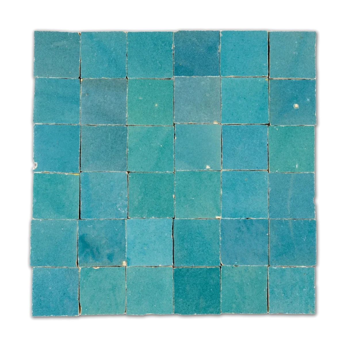 Tropical Escape Zellige 2”x2” Square Mosaic Wall Tile