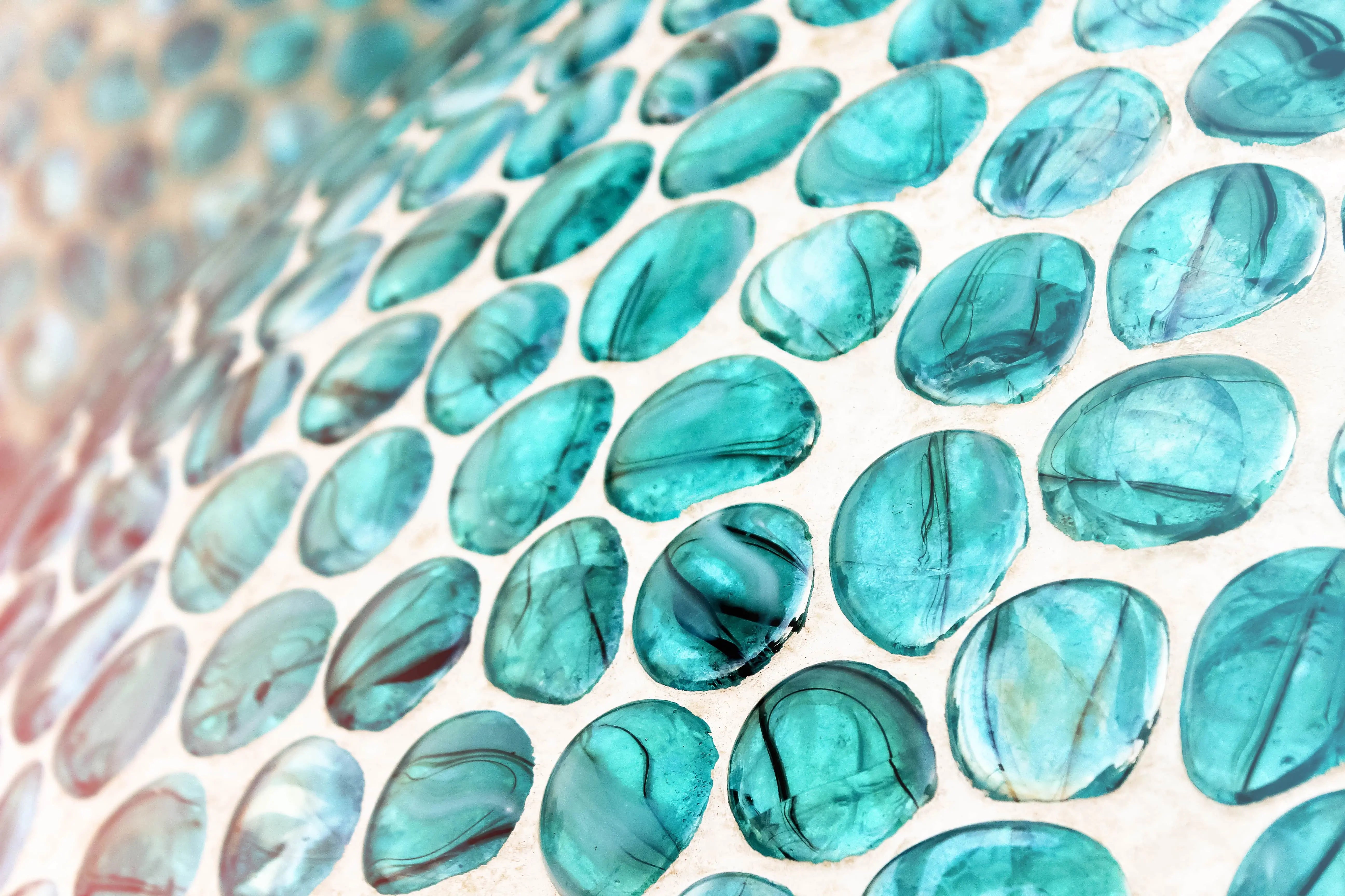 Azulejos de mosaico de vidrio