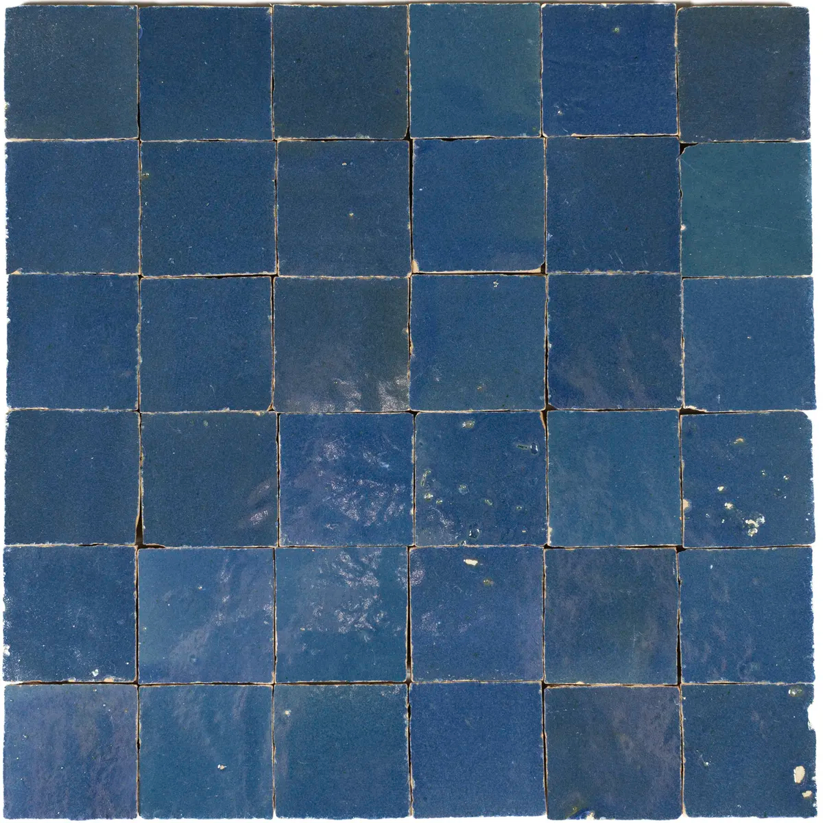 Blue Iris Zellige 2”x2” Square Mosaic Wall Tile