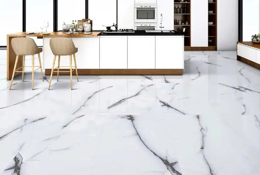 Fiora Grey Polished & Matte 24X48 Wall And Floor Tile
