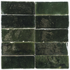 Forest Zellige Ceramic Wall Tile 2x6