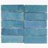 Morning Glory Zellige Ceramic Wall Tile 2x6