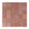 Old Rose 2”x2” Square Zellige Mosaic Wall Tile