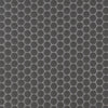 Black Matte Penny Round Mosaic Tile