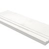 Afyon White Baseboard Wall Trim Tile 4 3/4x12"