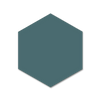 Block 5”X6” Hexagon Matte Porcelain Wall and Floor Tile Verde