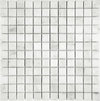 Carrara Italian Square Mosaic Backsplash Wall Tile 1"