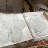 Carrara Italian Hexagon Mosaic Backsplash and Wall Tile 5"