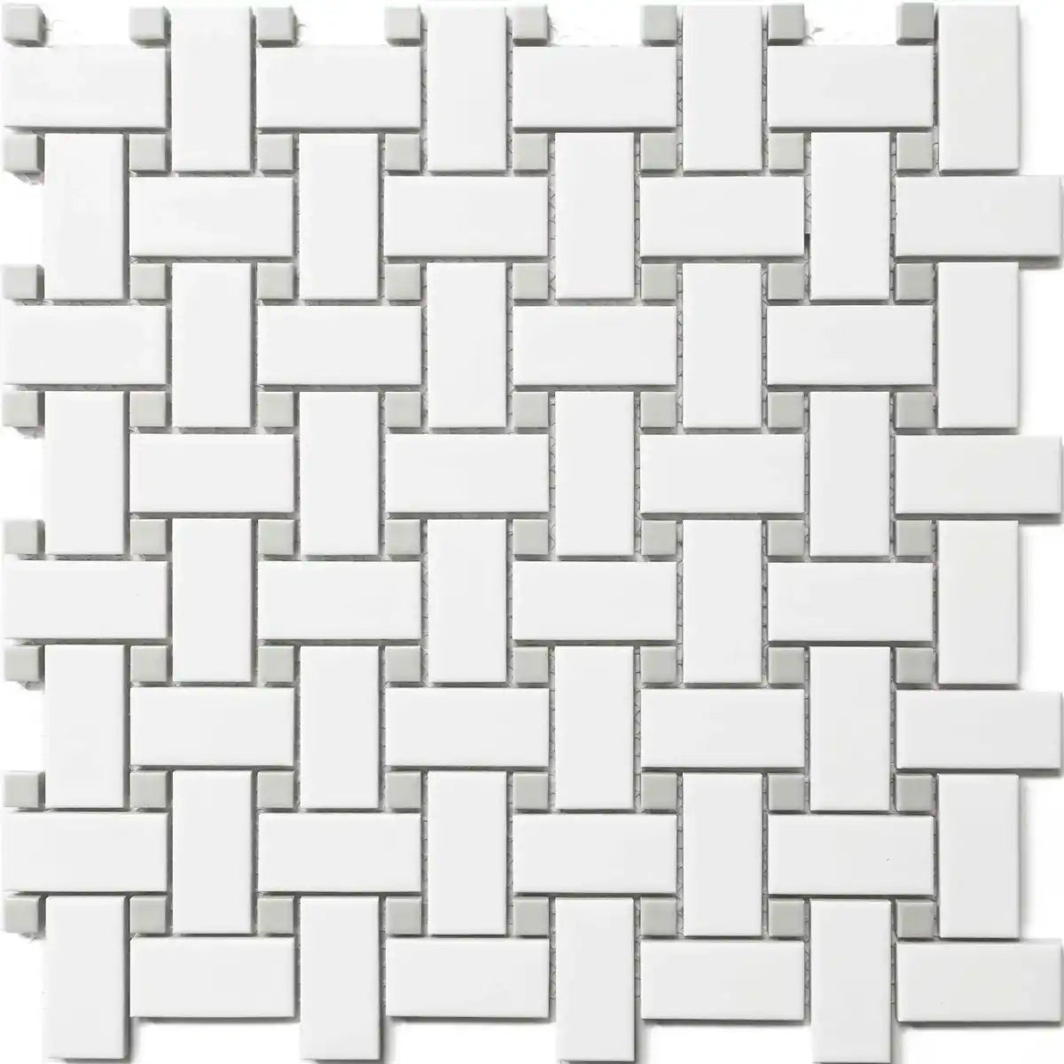 CC Mosaics 12”x12” Penny Round Glazed Porcelain Mosaic Tile Grey