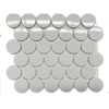 CC Mosaics + 2” Dots 12”x12” Porcelain Mosaic Tile Glazed White