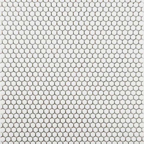 Solid Hexagon Geometro Backsplash Wall & Floor Mosaic