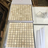 Crema Marfil Polished Square Mosaic Tile 1x1"