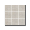 Downtown 12”x12” Glazed Porcelain Mosaic Tile Grey